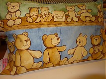 Úžitkový textil - medvedíkové vankúše -krááása - 3196098