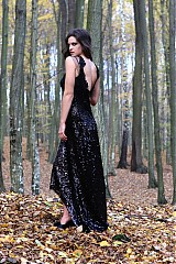 Šaty - Long Black - 3213859