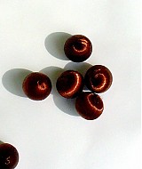 Korálky - textilná korálka, 1,5 cm, 1 ks - 3218630