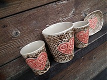 Nádoby - Sada do kúpeľne Srdiečko na pravom mieste - 3225856