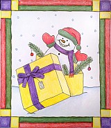  - Prekvapenie v darčeku - Roztomilý snehuliačik - 3276606