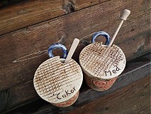 Nádoby - Súprava cukor + med Srdiečko na pravom mieste - 3282531