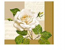 Papier - Servítok ruža - 3286744