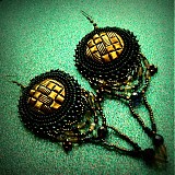 Náušnice - ...black-copper earrings n.2 - 3294789