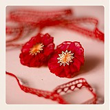 Náušnice - Caramelised cherries (58t) - 3328992