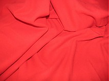 Textil - flauš červený - 3362939