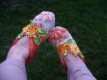 Ponožky, pančuchy, obuv - Papučky pre princeznú - 3396470