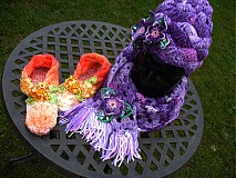 Ponožky, pančuchy, obuv - Papučky pre princeznú - 3396480