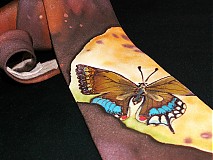 Pánske doplnky - Hodvábna kravata Motýľ - 3410635
