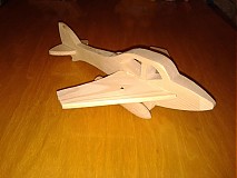 Hračky - drevené bojové lietadlo- MIG - 3431797