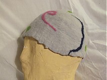 Čiapky, čelenky, klobúky - plstený klobúk  šedý - 3448425