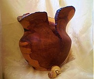 Dekorácie - Prírodná váza s kôrou " Obor jabloňový" - 3461618