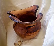 Dekorácie - Prírodná váza s kôrou " Obor jabloňový" - 3461620