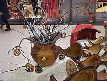 Dekorácie - Prírodná váza s kôrou " Obor jabloňový" - 3461635
