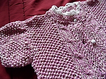 Detské oblečenie - svetrík s krátkym rukávom ružový V Ý P R E D A J - 3481933