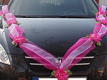 Dekorácie - Výzdoba na auto s veľkými kvetmi - 3512125