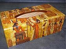 Dávne časy Egypta - krabica na vreckovky