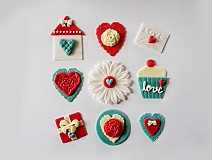  - Valentínsky setík na muffiny (9 diel.sada) - 3580397