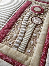 Úžitkový textil - V krajine zázrakov...bordó-hnedá verzia -vankúše :) - 3612010