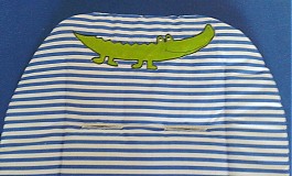 Detský textil - Nášivka krokodíl - 3637951