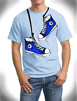 Topy, tričká, tielka - s modrymi botami / vel. XXL / výpredaj!! - 3639036
