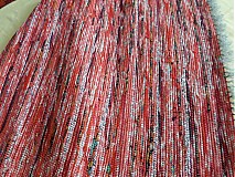 Úžitkový textil - Koberec červený melírovaný 170x73cm - 3663875