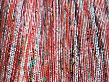 Úžitkový textil - Koberec červený melírovaný 170x73cm - 3663897