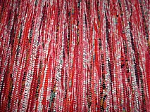 Úžitkový textil - Koberec červený melírovaný 170x73cm - 3663908
