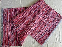 Úžitkový textil - Koberec červený melírovaný 170x73cm - 3663914