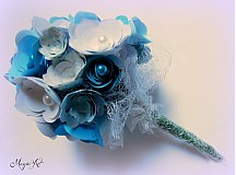 Kytice pre nevestu - Ruže s vôňou oceánu... - 3690716
