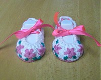 Detské topánky - Kvetinkové balerínky - 3701429