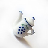 Polotovary - Dolly Porcelain (WhiteBlue Grapewine) - 3723968