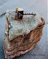 Pánske šperky - Thorovo kladivo  (bronz/striebro) - 3733044