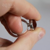 Prstene - Strieborný prsteň s karneolom - 409635