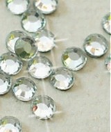 Galantéria - Hotfix kamienky: strieborné - crystal, SS20 72 ks - 424103