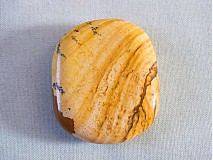 Minerály - obrázkový jaspis 37 x 43 x 7 mm - 449053