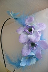 Ozdoby do vlasov - modra orchidea by HOGO FOGO - 468548