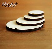 Materiál ručne robený - Základ na náušnice kruh 3,5 cm  - 516377