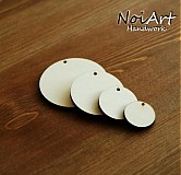 Materiál ručne robený - Základ na náušnice kruh 3,5 cm  - 516378