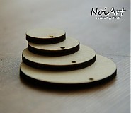 Materiál ručne robený - Základ na náušnice kruh 3,5 cm  - 516379