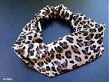 Ozdoby do vlasov - Tigrovaná čelenka Leopard :) - 607675
