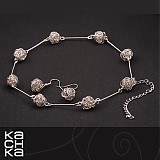 Sady šperkov - Drôtený set - Mliečna dráha - 6389