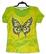 Topy, tričká, tielka - Green Butterfly - 648113