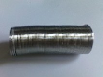Suroviny - Pamäť.drôt na prstienky 20mm-platina-10 ot - 648973