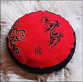 Úžitkový textil - Meditačný vankúš"Čínský drak" - 662930