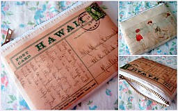 Peňaženky - Peňaženka "Pozdrav z Hawaia" - 684878