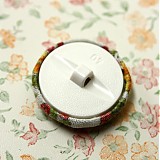Materiál ručne robený - Buttonky Šípková ruženka 26 mm - 685908
