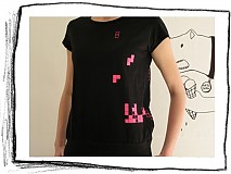  - Tetris retrogamer girl black - 71942