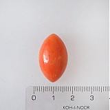 Minerály - Jadeit kabošon/ naveta 15x20mm (Orange) - 847003