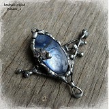Náhrdelníky - modrá perleť - 902735